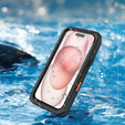 Αδιάβροχη θήκη IP68 για το iPhone 16, μαύρη