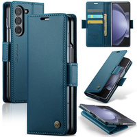 CASEME flip case για Samsung Galaxy Z Fold6 5G, Litchi Wallet, μπλε