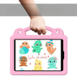 Παιδική θήκη για iPad mini 7.9" 2019/2015/2014/2013/2012 (5/4/3/2/1 gen.), Cute Patterns, με βάση, ροζ