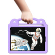 Παιδική θήκη για iPad 10.2" 2021/2020/2019 (9/8/7 gen.) / Air 10.5" 2019 (3 gen.), Cute Patterns, με βάση, μωβ