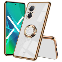 Θήκη για Huawei Nova 9 SE, Electro Ring, λευκή