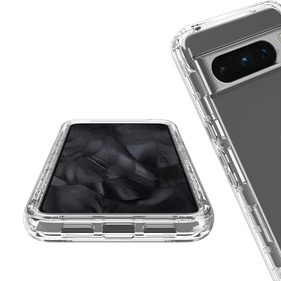 Θήκη για Google Pixel 8 Pro, Shockproof, με μεμβράνη, διαφανής