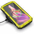 Θήκη για iPhone 15 Plus, R-JUST, θωρακισμένη, κίτρινη / μαύρη