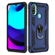 θωρακισμένη θήκη για Motorola Moto E20/E30/E40, Nox Case Ring, μπλε