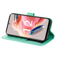 Θήκη με πτερύγιο για Xiaomi Redmi Note 12 4G, Mandala Flower, πράσινη