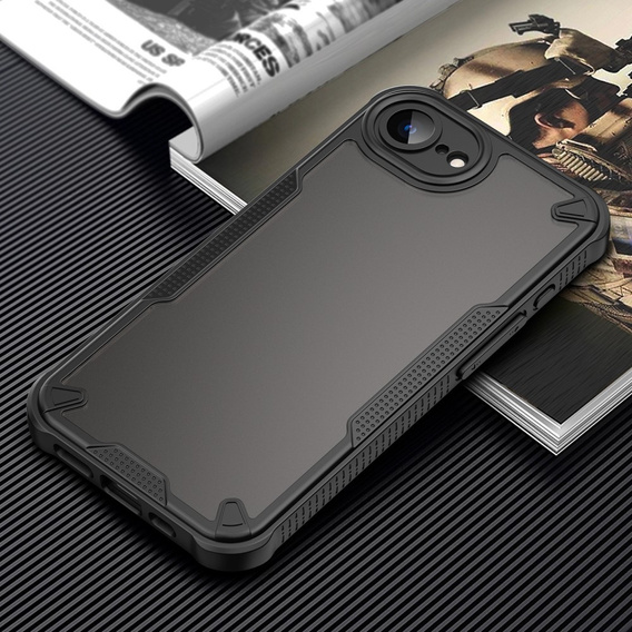 Θήκη για Iphone 16E, Armor Frosted Case, μαύρη