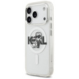Θήκη Karl Lagerfeld IML Glitter Karl and Choupette MagSafe για iPhone 17 Pro