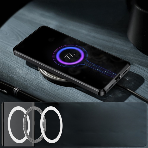 θήκη προστασίας κάμερας για το Samsung Galaxy S23, CamShield MagSafe, διαφανής / μαύρη