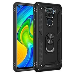 θωρακισμένη θήκη για Xiaomi Redmi Note 9, Nox Case Ring, μαύρη