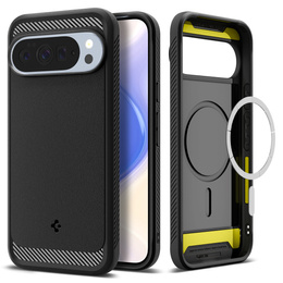 Θήκη Spigen Rugged Armor MagSafe για το Google Pixel 10 Pro XL, Μαύρο