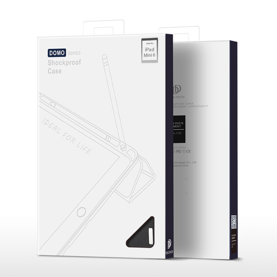 Θήκη για iPad mini 8.3" 2021 (6 gen.), Dux Ducis Domo, μαύρη