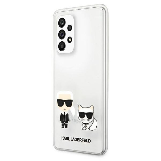 Karl Lagerfeld Θήκη για Samsung Galaxy A53 5G, Karl&Choupette, διαφανής