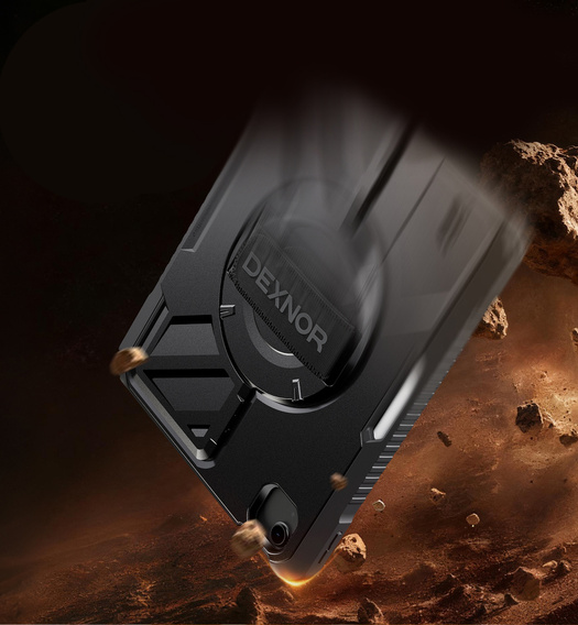 Θήκη Dexnor 360° με ιμάντα και θήκη για γραφίδα για iPad Air 11" 2025/2024 (7/6 γεν.)