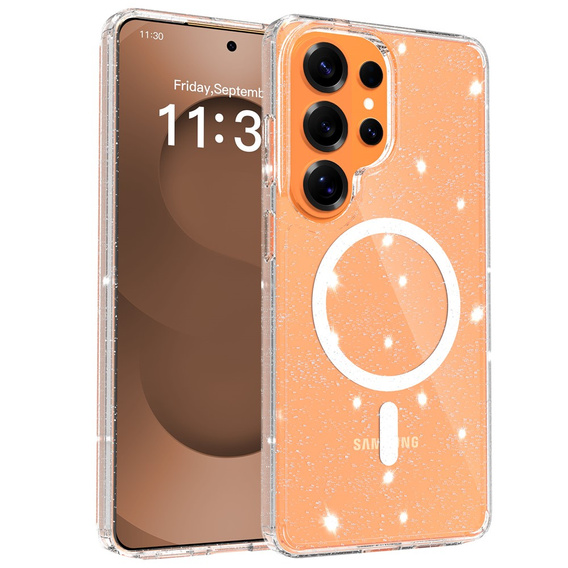 Θήκη Brokat, για MagSafe για Samsung Galaxy S26 Ultra, διαφανής