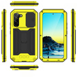 Θωρακισμένη θήκη για Samsung Galaxy S22, R-JUST CamShield Slide, κίτρινη