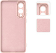 Η θήκη για Samsung Galaxy S25 Edge, Silicone Lite, ροζ + γυαλί 9H 