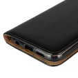 Θήκη με πτερύγιο για Huawei P20 Lite, Split Leather Wallet, μαύρη