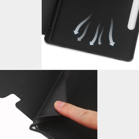 Θήκη για Lenovo Tab M11, Business Card and Pen Slot, μαύρη