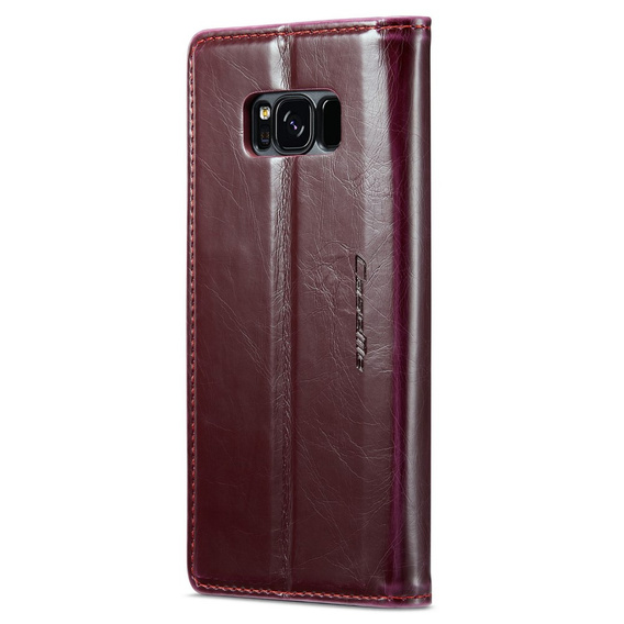 θήκη CASEME για Samsung Galaxy S8, Waxy Textured, κόκκινη