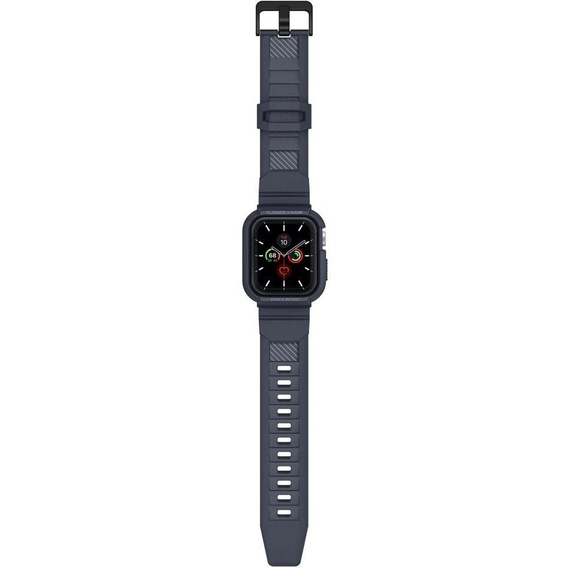 Λουράκι με θήκη Spigen για Apple Watch 4/5/6/7/8/9/SE 44/45mm, Rugged Armor Pro charcoal grey