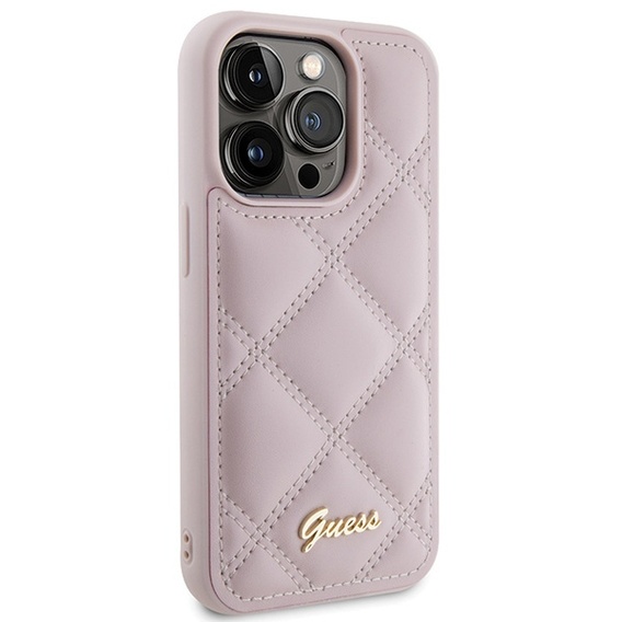 Θήκη Guess Quilted Metal Logo για iPhone 15 Pro