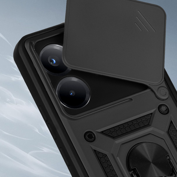 Θήκη για Xiaomi Redmi Note 14 4G, CamShield Slide, μαύρη
