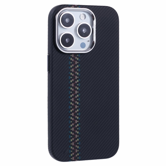 Θήκη για iPhone 14 Pro Max, ανθρακονήματα MagSafe, μαύρη