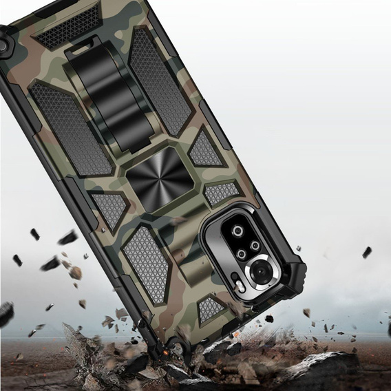 Θήκη για Xiaomi Redmi Note 10/ 10S, Armor Kickstand, πράσινη