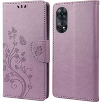 Θήκη με πτερύγιο για Oppo Reno8 T 4G, Mandala Flower, μωβ