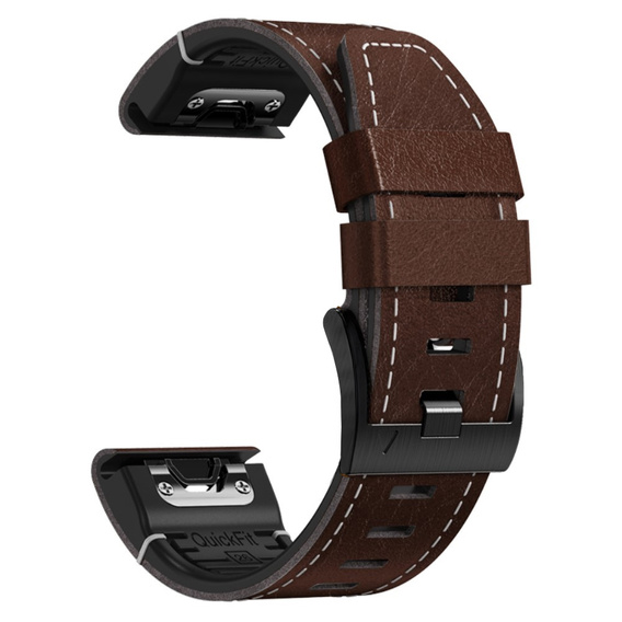 Δερμάτινο λουράκι Quickfit για Garmin Fenix 5/6/6 PRO/7 Forerunner 965/955/945