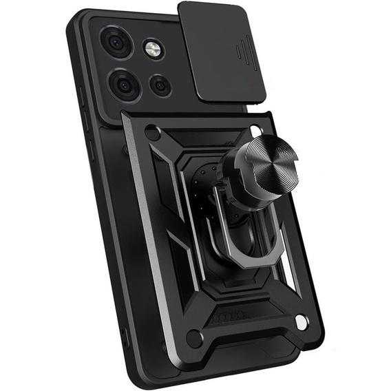 Θήκη για Motorola Edge 50 Neo / Motorola ThinkPhone 25, CamShield Slide, μαύρη