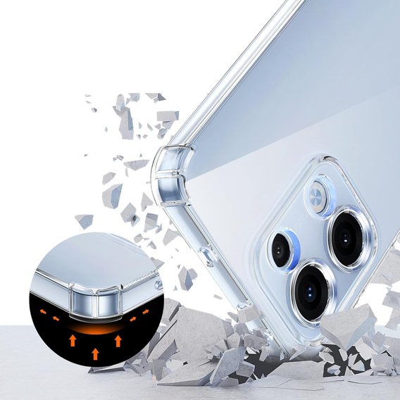 Θήκη για Oppo Reno 13, Dropproof, διαφανής