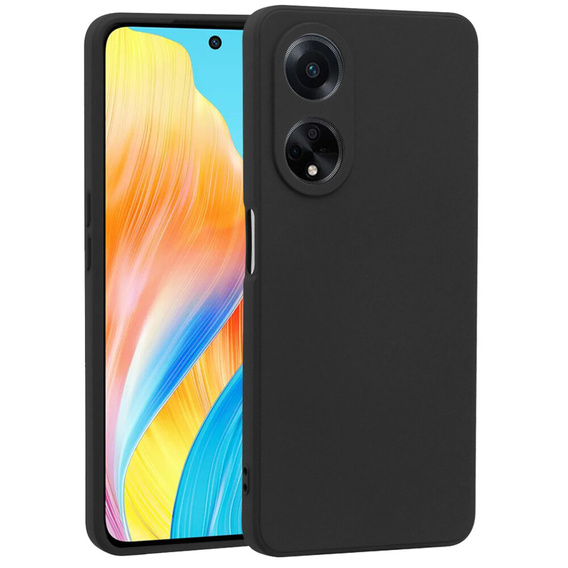 Θήκη για Oppo A58 4G, Silicone Lite, μαύρη