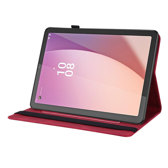 θήκη για το Lenovo Tab M9, Butterfly, κόκκινη