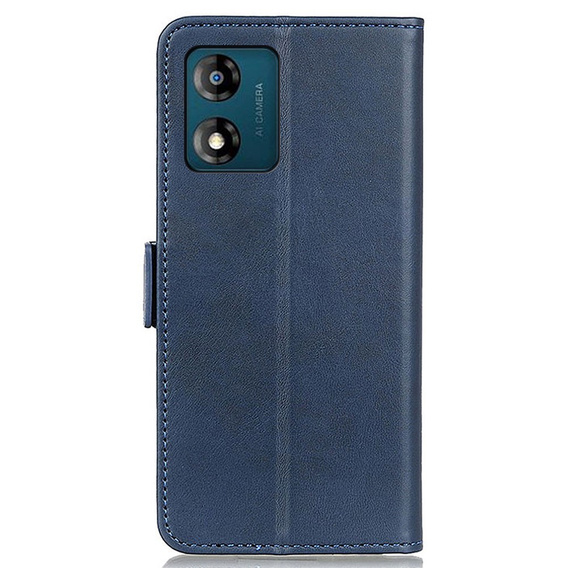 Θήκη με πτερύγιο για Motorola Moto E13, Wallet, μπλε