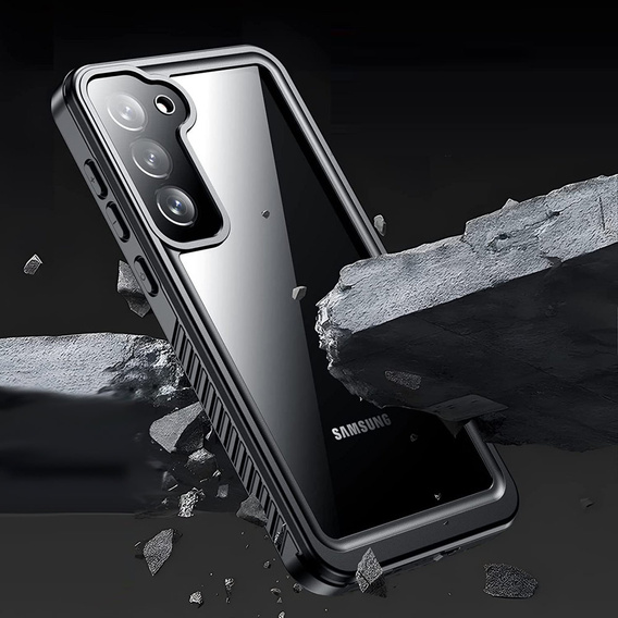 Αδιάβροχη θήκη IP68 για το Samsung Galaxy S23 Plus, μαύρη