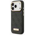 GUESS 4G Logo Plate MagSafe θήκη για iPhone 17 Pro
