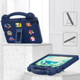 Παιδική θήκη για Lenovo Tab TB311FU, Cute Patterns, με βάση, σκούρο μπλε