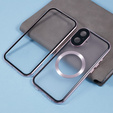 Μαγνητική θήκη MagSafe Dual Glass για iPhone 16, ροζ rose gold