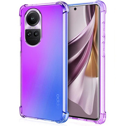θήκη για το Oppo Reno 10 / 10 Pro, Gradient Dropproof, Μωβ / μπλε