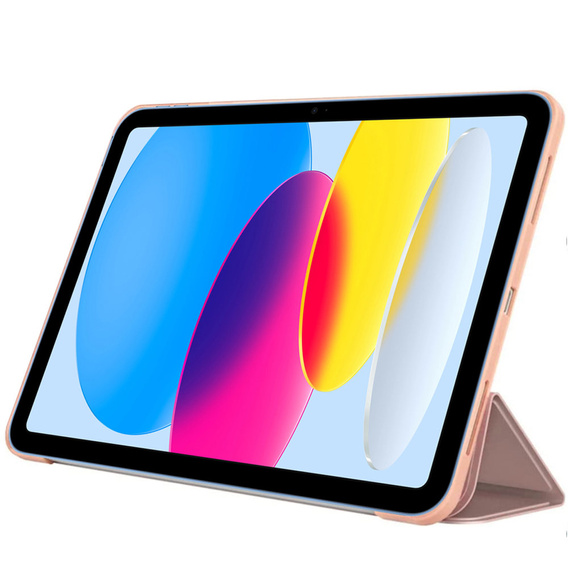 Etui do iPad 10.9 2022 10 Gen, Smart case z klapką, Różowe