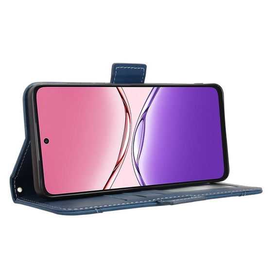 Θήκη με πτερύγιο για Oppo A5 Pro 5G, Card Slot, σκούρο μπλε