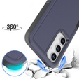Θωρακισμένη θήκη για Samsung Galaxy A35 5G, Dual Shockproof, σκούρο μπλε
