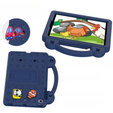 Παιδική θήκη για iPad mini 7.9" 2019/2015/2014/2013/2012 (5/4/3/2/1 gen.), Cute Patterns, με βάση, σκούρο μπλε