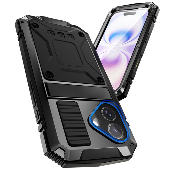 Θήκη R-JUST με βάση και ενσωματωμένο γυαλί για iPhone 17