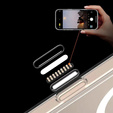 Θήκη ERBORD MagSafe για iPhone 16 Pro, ενεργό κουμπί, διαφανής + Γυαλί για την οθόνη