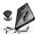 θήκη για το Samsung Galaxy S25 Ultra, Magnetic Dual Glass, μαύρη