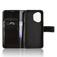 Θήκη με πτερύγιο για Honor 400 5G, Crazy Horse Wallet, μαύρη