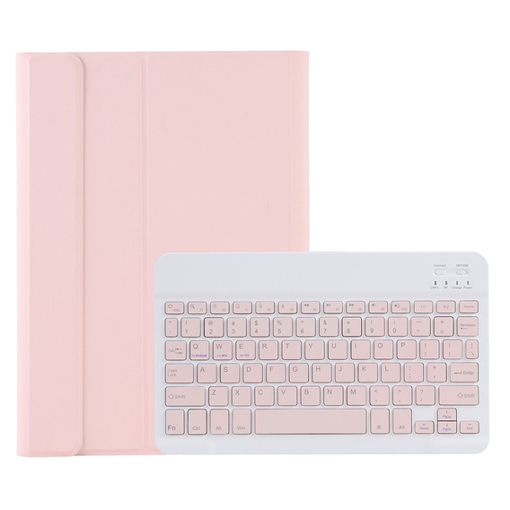 Θήκη + πληκτρολόγιο Samsung Galaxy Tab S6 Lite P610/P615 / S6 Lite 2022 10.4, Pen Slot, ροζ rose gold