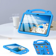 Παιδική θήκη για Samsung Galaxy Tab S10+ Plus, Cute Patterns, με βάση, μπλε